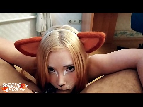 ❤️ Kitsune vale Dick ak kom nan bouch li Slope nan nou ️❤